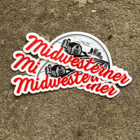 The Midwesterner Logo Sticker